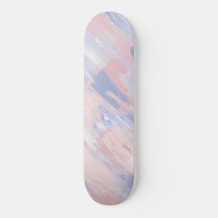 Abstraktens och blå färglinjer mini skateboard bräda 18,5 cm