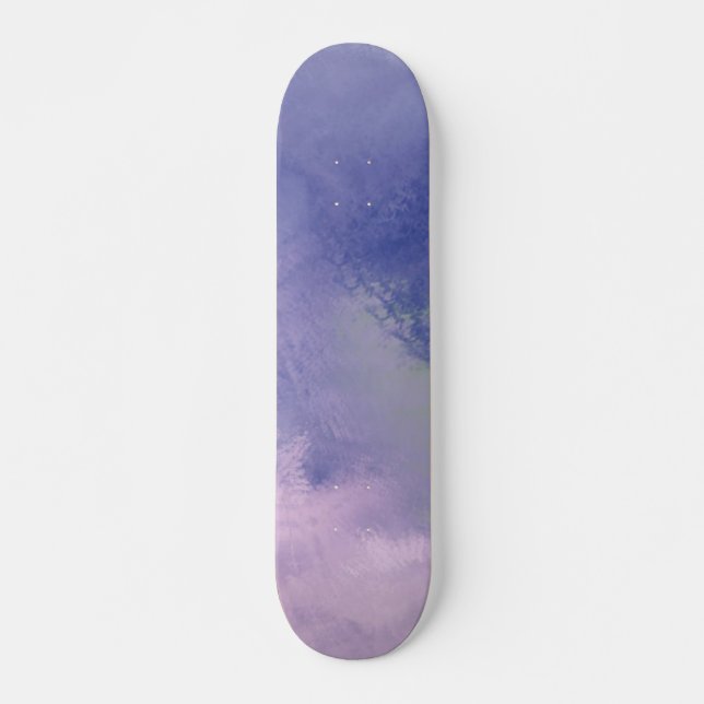 abstraktens oljemålning mini skateboard bräda 18,5 cm (Framsida)