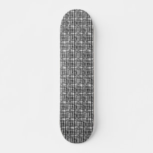 Abstraktens optiska rutnätsskateboard-däck skateboard bräda 21,5 cm