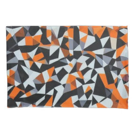 Abstraktens Orange och svart geometrisk grafik