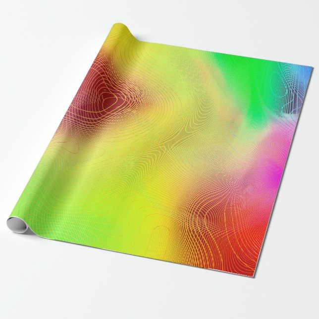 abstraktens oskärpa bakgrund. flerfärgad grafik presentpapper (Utrullad)