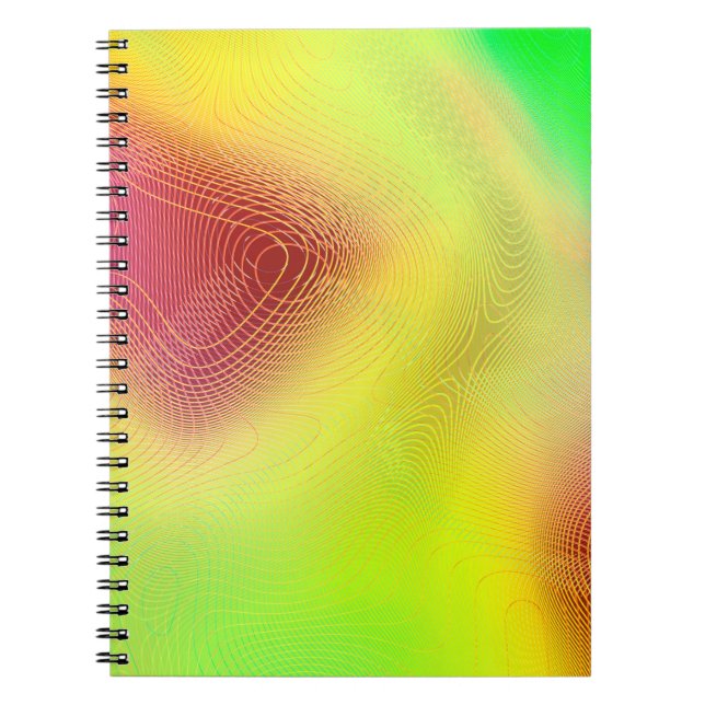 abstraktens oskärpa bakgrund. flerfärgad grafisk d anteckningsbok (Framsidan)