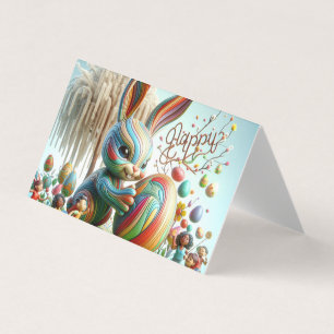 Abstraktens Påskhare log Kort