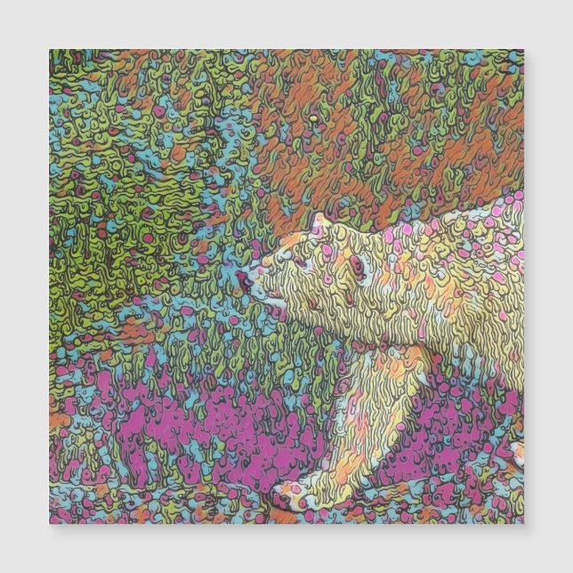 Abstraktens Polar Bear (Framsida)