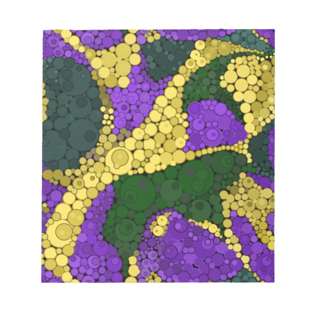 Abstraktens polka punkt anteckningsblock (Framsida)