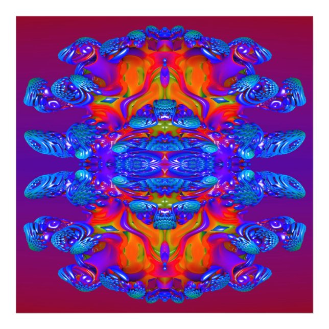 Abstraktens reflektioner fototryck (Framsidan)