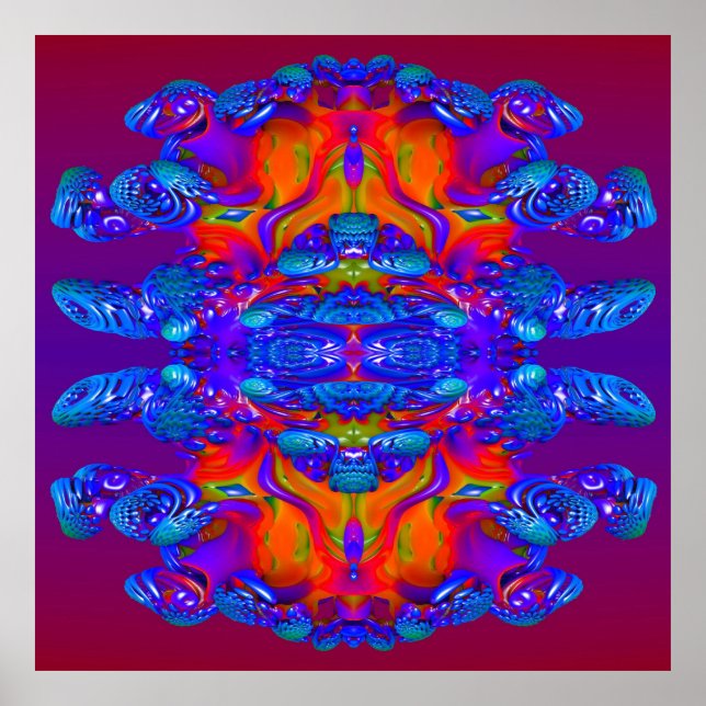 Abstraktens reflektioner poster (Framsidan)