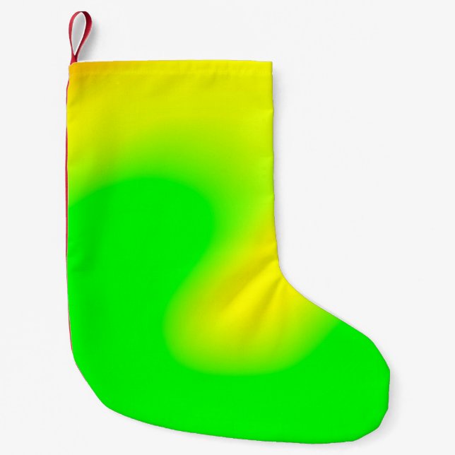 Abstraktens regnbåge - mjuk molnbakgrund i pastell liten julstrumpa (Framsidan)