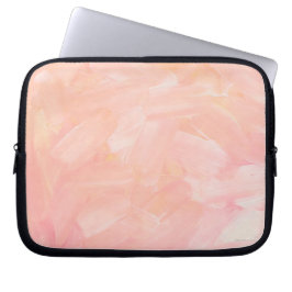 Abstraktens rosa, målad. pensel för elegant laptop fodral