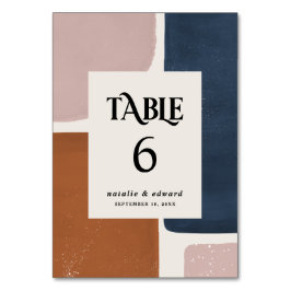 Abstraktens rost, flotta + rosans moderna contempo bordsnummer