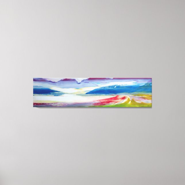 Abstraktens sammansättning canvastryck (Framsida)