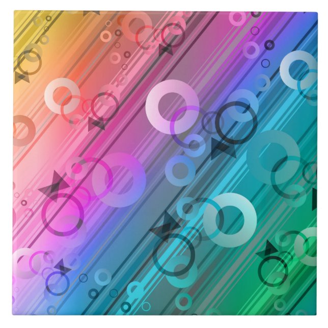 Abstraktens sammansättning kakelplatta (Framsidan)