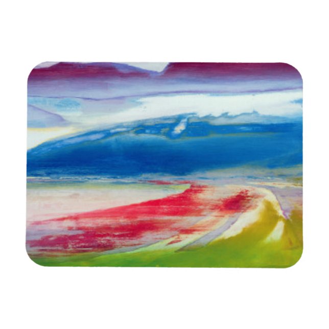 Abstraktens sammansättning magnet (Horisontell)