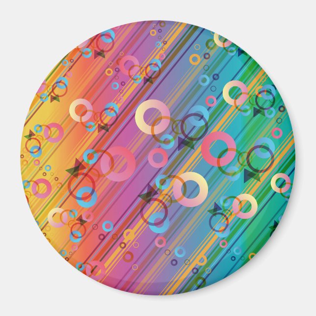 Abstraktens sammansättning magnet (Framsidan)