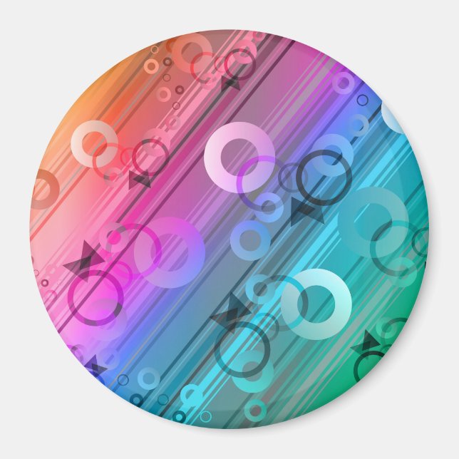 Abstraktens sammansättning magnet (Framsidan)