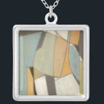 Abstraktens sammansättning med matat Färg Silverpläterat Halsband<br><div class="desc">Det muterade färg i denna Norman Wyatt-sammansättning skadar Piet Mondrians abstrakt. Medan de färger som används tonas ned talar färg tillsammans högt och riktar uppmärksamheten på biet. Köp ditt exemplar idag!</div>