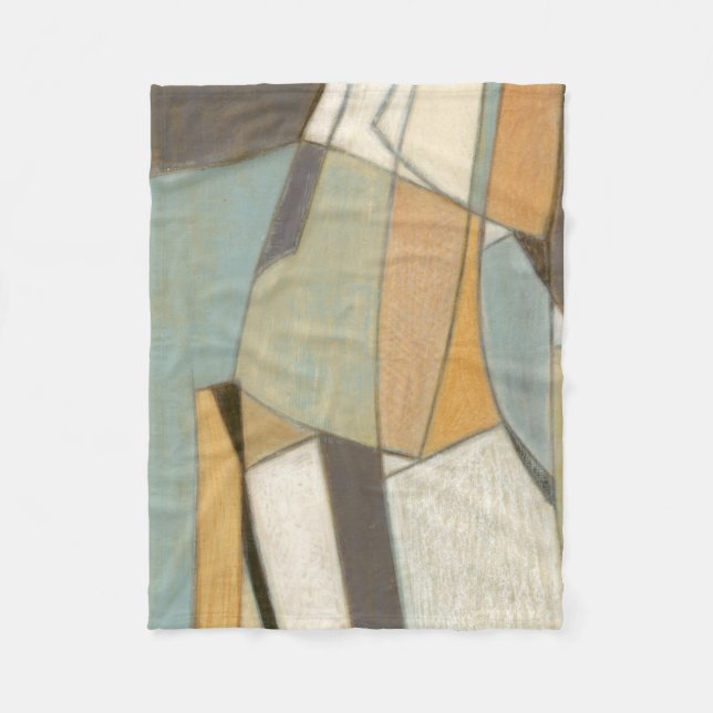 Abstraktens sammansättning med utspädda Färger Fleecefilt (Framsidan)