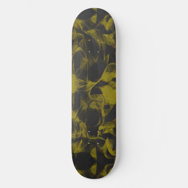 abstraktens sammansättning mini skateboard bräda 18,5 cm (Framsida)