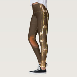 Abstraktens skrivarkopplingar leggings