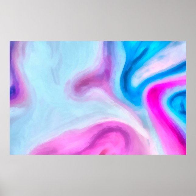Abstraktens surrealistiska bakgrund. Mycket färglö Poster (Framsidan)