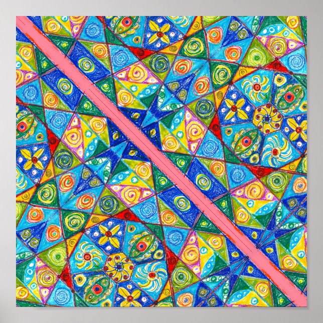 Abstraktens syn Poster (Framsidan)