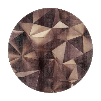 Abstraktens triangelkristaller, 3D-illustration.