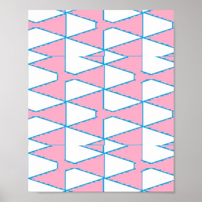 Abstraktens trianglar bakgrund på poster (Framsidan)