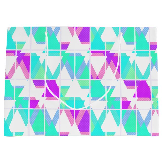 Abstraktens trianglar geometrisk modern mönster-vi (Framsidan)