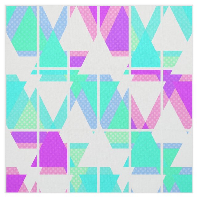 Abstraktens trianglar geometrisk modern mönster-vi tyg (Provkarta)