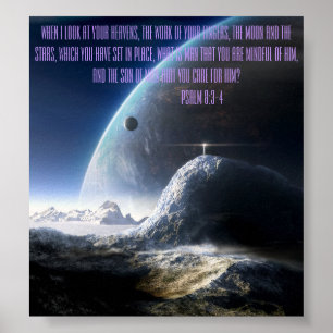 Abstraktens utrymme på 24 tum x 24 tum Poster med