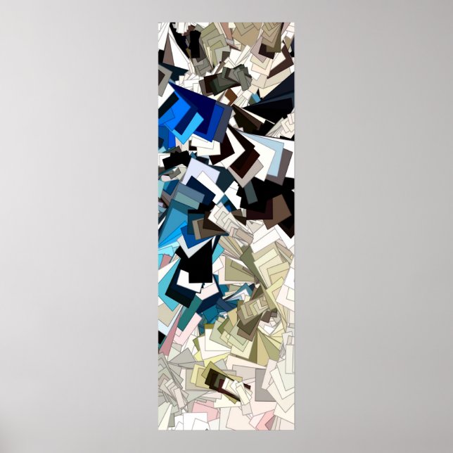 Abstraktens uttrycksformer poster (Framsidan)