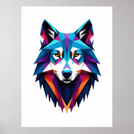 Abstraktens Varg Poster