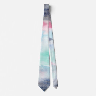 Abstraktens vattenfärg slips