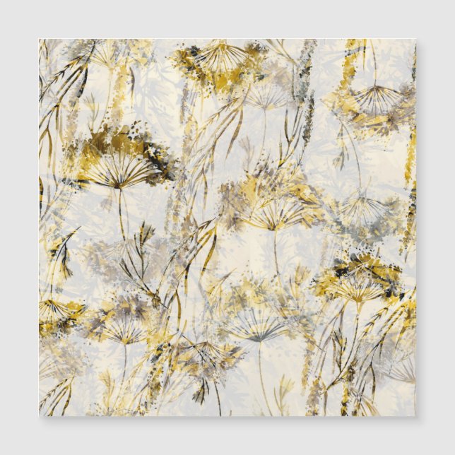 Abstraktens vattenfärgbakgrund: dandelion, enfärga (Framsida)