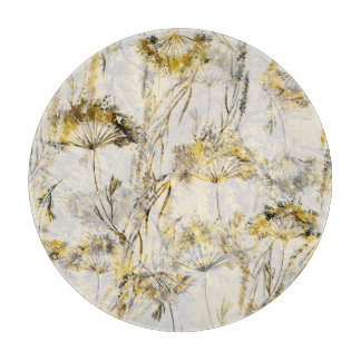 Abstraktens vattenfärgbakgrund: dandelion, enfärga