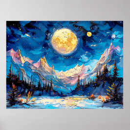 Abstraktens vattenfärgsillustration av fullt över  poster