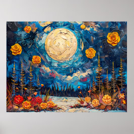 Abstraktens vattenfärgsillustration av fullt över  poster