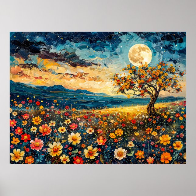 Abstraktens vattenfärgsillustration av fullt över  poster (Framsidan)