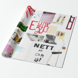 Abstraktens vattenfärgskoder presentpapper