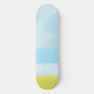 abstraktens vattenfärgsmålarteckning mini skateboard bräda 18,5 cm