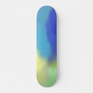abstraktens vattenfärgsmålning mini skateboard bräda 18,5 cm