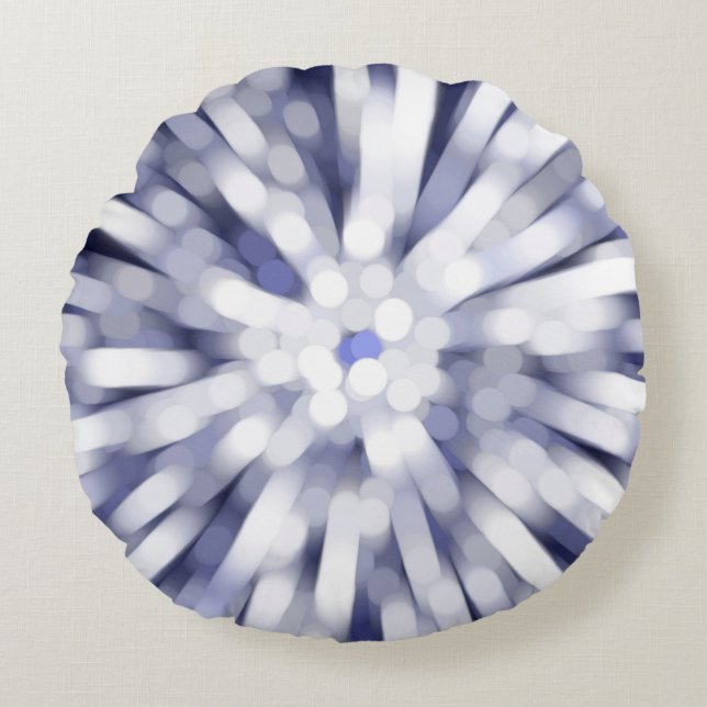 abstraktens violett bakgrund. fraktur explosionsst rund kudde (Framsidan)