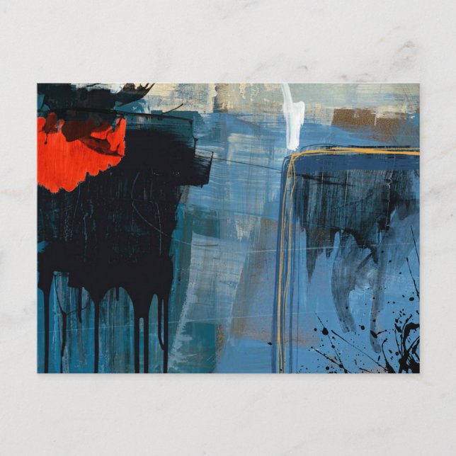 abstraktens vykort (Framsida)