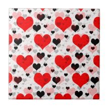 Abstrakter för Red Kärlek Hearts