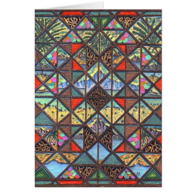 Abstrakter Hälsningskort (Framsidan)