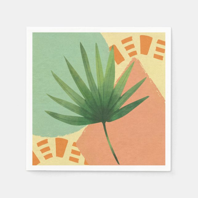 ABSTRAKTER i HANDFLATAN LÖV Pappersservett (Framsidan)