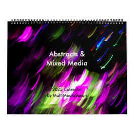 Abstrakter och blandade media 2025 MultiMediaSusan Kalender