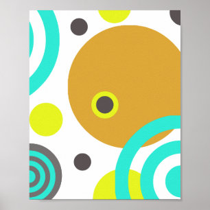 Abstrakter Poster