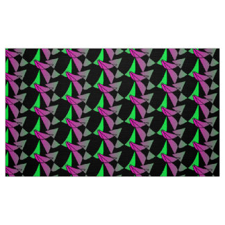 Abstraktes buntes Stoffmuster Pink Grün Neon schwa Tyg