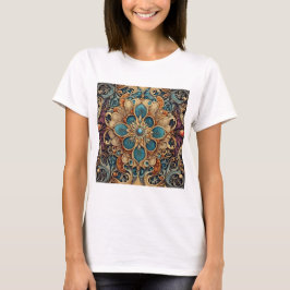 abstraktes florales Muster 7 T Shirt